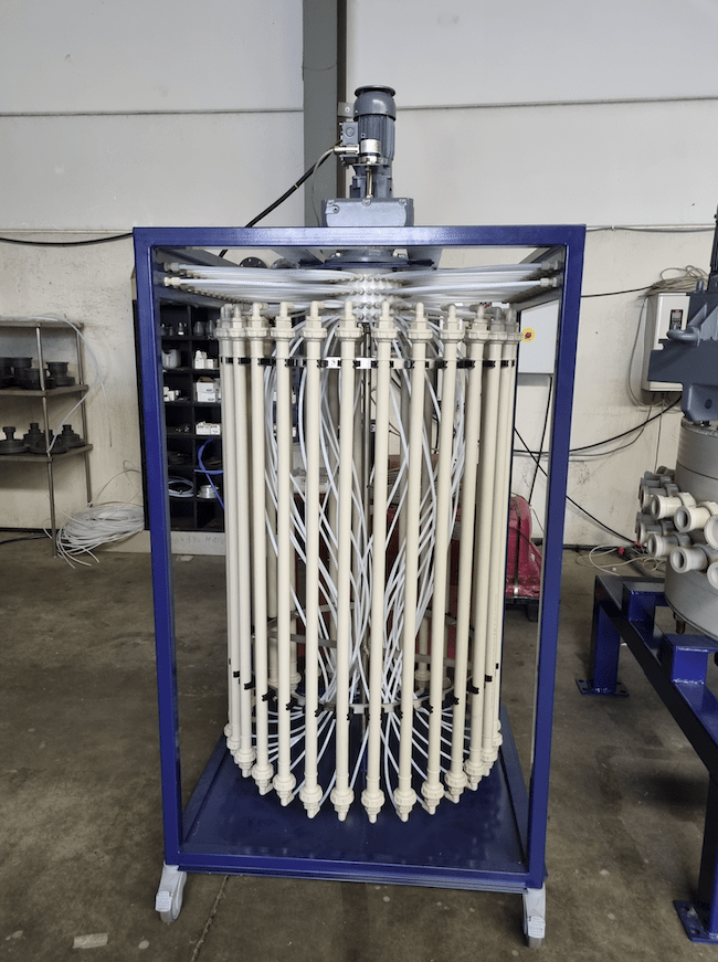 Pilot testing equipment